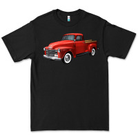 Black western red truck right 34 view Premium Tee - FaDigitalArtStudio