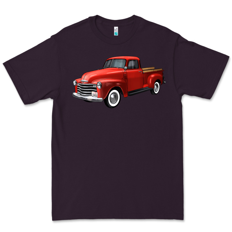Western Red Truck Right 34 View Premium Tee by FaDigitalArtStudio | Teevron