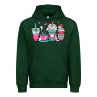 Forest Green dentist coffee cups Urban Hoodie - OliviaCreatesArt