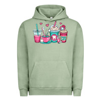 Pigment Oil Green dentist coffee cups Urban Hoodie - OliviaCreatesArt