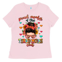 Bubblegum Pink proud member of the tired moms club Ladies Tee - Zillion Design Studio