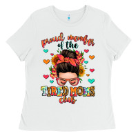White proud member of the tired moms club Ladies Tee - Zillion Design Studio
