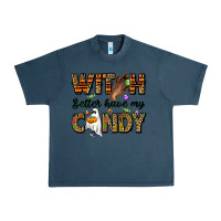 Midnight Navy Witch better have my candy Urban Heavy Tee - NancyCooperArtShop