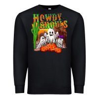 Black Howdy ghouls Premium Sweatshirt - NancyCooperArtShop