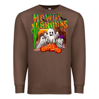Chestnut Howdy ghouls Premium Sweatshirt - NancyCooperArtShop
