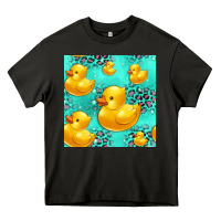 Asphalt rubber duck seamless pattern Heavy Core Tee - HRA Design Shop