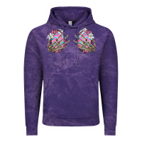 Cloud Purple easter hands skeleton Vintage Hoodie - Jasminsmagicworld