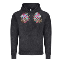 Vintage Black easter hands skeleton Vintage Hoodie - Jasminsmagicworld