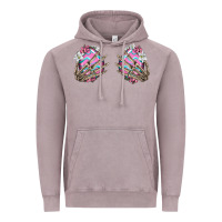 Vintage Zinc easter hands skeleton Vintage Hoodie - Jasminsmagicworld
