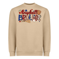 Mushroom baseball brother Heavyweight Sweatshirt - MaliasSmallBusiness