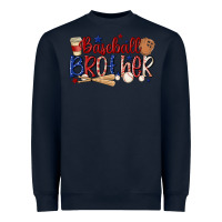 Navy baseball brother Heavyweight Sweatshirt - MaliasSmallBusiness