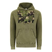 Vintage Olive camouflage background Vintage Hoodie - BarkalooDesign
