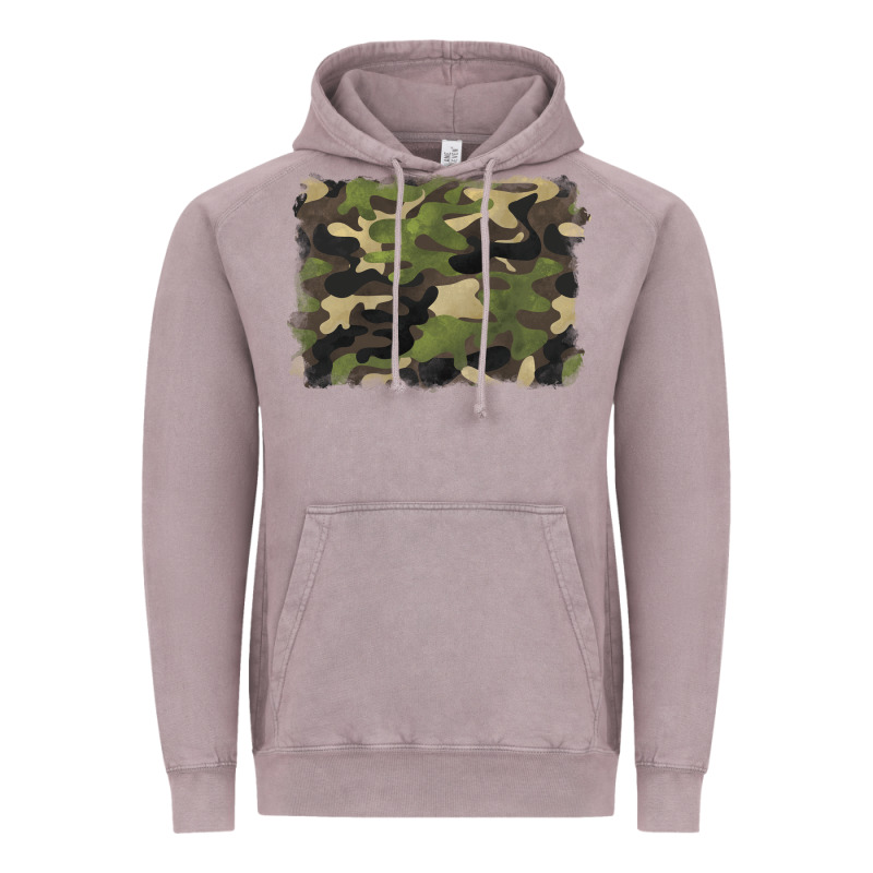 Camouflage Background Vintage Hoodie by BarkalooDesign | Teevron