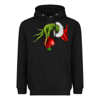 Black Christmas Character Heavyweight Hoodie - NancyCooperArtShop