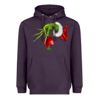 Plum Christmas Character Heavyweight Hoodie - NancyCooperArtShop