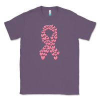 Lavender breast cancer ribbon Classic Tee - MaliasSmallBusiness