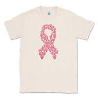 Natural breast cancer ribbon Classic Tee - MaliasSmallBusiness