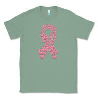 Sage breast cancer ribbon Classic Tee - MaliasSmallBusiness