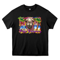 Black hello summer camel at the beach Heavy Core Tee - BarkalooDesign