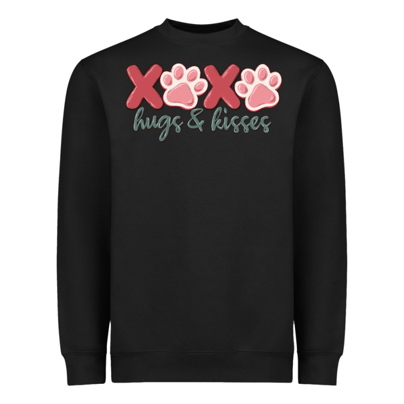 Xoxo Hugs And Kisses Heavyweight Sweatshirt by MaliasSmallBusiness | Teevron