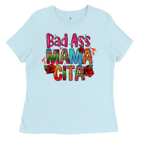Baby Blue bad ass mama cita Ladies Tee - CTS Tumbler Store