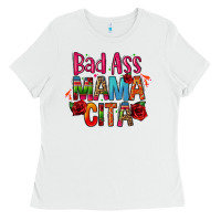 White bad ass mama cita Ladies Tee - CTS Tumbler Store