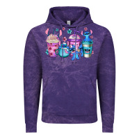 Cloud Purple stitch coffee Vintage Hoodie - Jasminsmagicworld