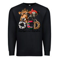 Black OCD Obsessive Cow Disorder Premium Sweatshirt - texasbilliewilder