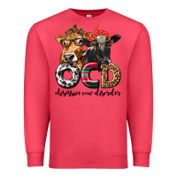 Cardinal OCD Obsessive Cow Disorder Premium Sweatshirt - texasbilliewilder