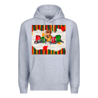 Heather Grey juneteenth black power Premium Hoodie - TumblerDesignByShophia