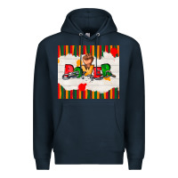 Navy juneteenth black power Premium Hoodie - TumblerDesignByShophia