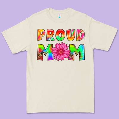 Proud Mom Premium Tee Designed By Hra Design Shop