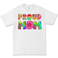 White proud mom Premium Tee - HRA Design Shop