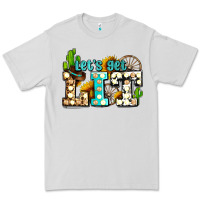 Dove Grey western lets get lit ado Premium Tee - AdoDesignShop