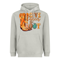 Moon Dust Give Cancer the boot Kidney Cancer orange ribbon Heavyweight Hoodie - NancyCooperArtShop