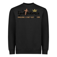 Black godfidence Heavyweight Sweatshirt - MaliasSmallBusiness