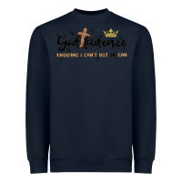 Navy godfidence Heavyweight Sweatshirt - MaliasSmallBusiness