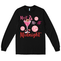Black meet me at midnight Long Sleeve Tee - MaliasSmallBusiness