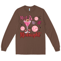 Chestnut meet me at midnight Long Sleeve Tee - MaliasSmallBusiness