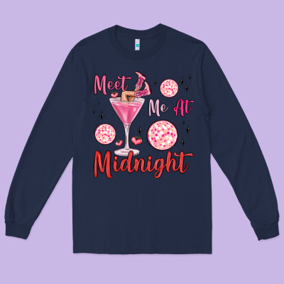 Meet Me At Midnight Long Sleeve Tee Designed By Maliassmallbusiness
