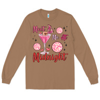 Toasted Coconut meet me at midnight Long Sleeve Tee - MaliasSmallBusiness