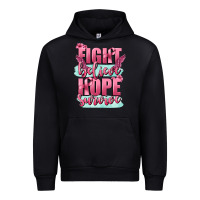 Black fight believe hope survive cancer awareness Urban Hoodie - FaDigitalArtStudio