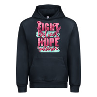 Navy fight believe hope survive cancer awareness Urban Hoodie - FaDigitalArtStudio