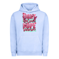 Pigment Grape Ice fight believe hope survive cancer awareness Urban Hoodie - FaDigitalArtStudio