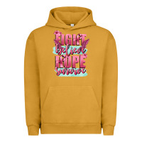 Pigment Peanut Butter fight believe hope survive cancer awareness Urban Hoodie - FaDigitalArtStudio