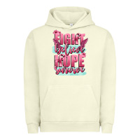 Pigment Pistachio fight believe hope survive cancer awareness Urban Hoodie - FaDigitalArtStudio