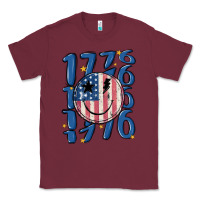 Burgundy 1776 Classic Tee - MaliasSmallBusiness
