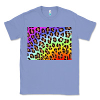 Colony Blue leopard background rainbow 3200x2400 Classic Tee - AdoDesignShop