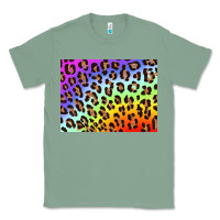 Sage leopard background rainbow 3200x2400 Classic Tee - AdoDesignShop