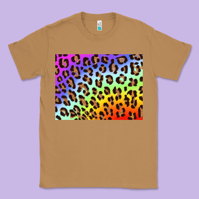 Leopard Background Rainbow 3200x2400 Classic Tee Designed By Adodesignshop